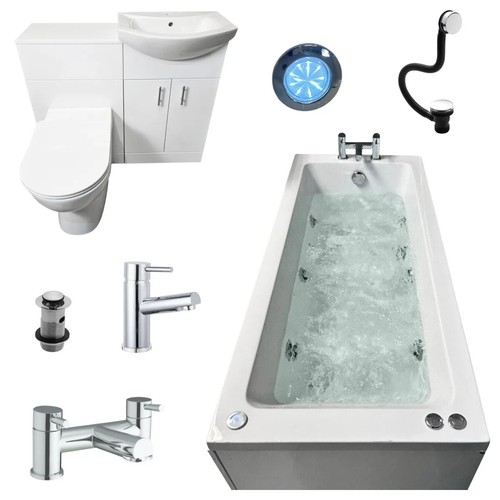 Whirlpool bath suite inc free - whirlpool,