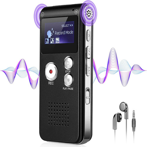 64gb voice recorder with noise - voice,