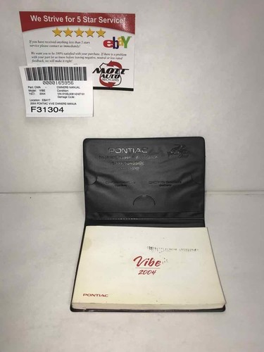 2004 pontiac vibe owners - pontiac,