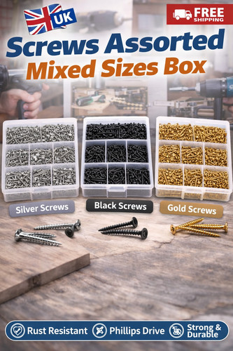 Wood screws assorted - wood,