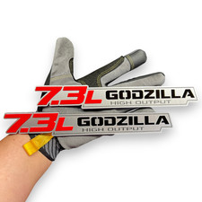 2X RED 7.3L GODZILLA 3D Car
