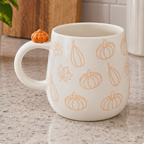 Autumn pumpkin mug - autumn, cup