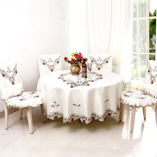 Embroidered floral fabric - embroidered,