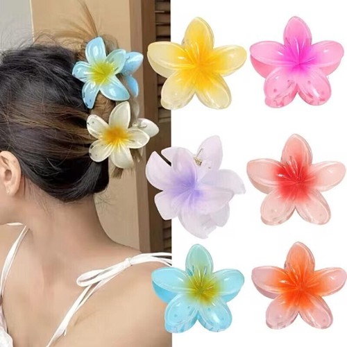 Pcs flower hair claw clips - flower,