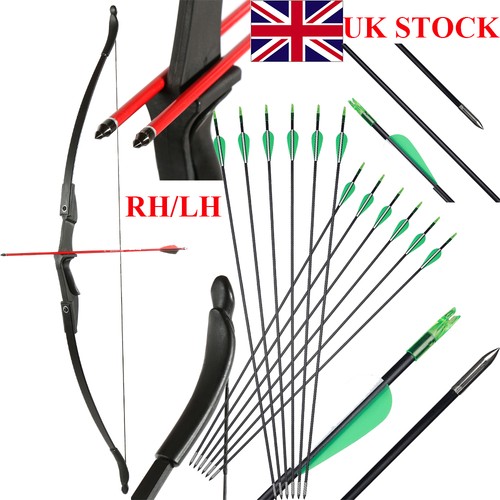 Archery recurve bow - 57'', rh/lh