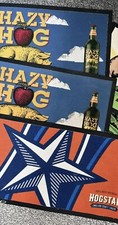 Mancave Bar Beer Cider Ale Runners Mats Hogs Back Brewery Hazy Hog Hogstar 3 Pub