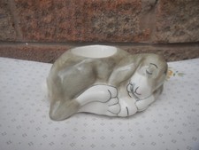 SLEEPING BUNNY RABBIT ceramic