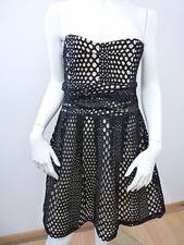 LULU & RED BLACK LOOP STRAPLESS (with straps) DRESS    UK 10   BNWT