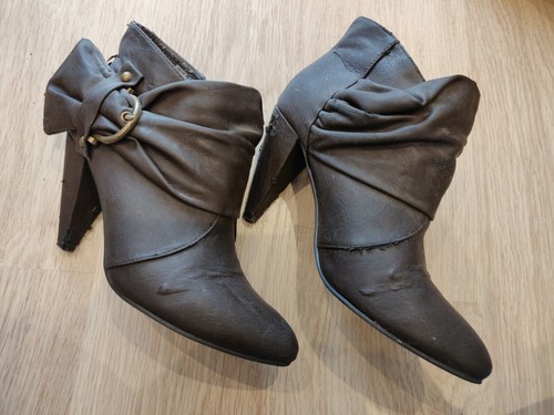 Vintage dark brown - vintage, faux