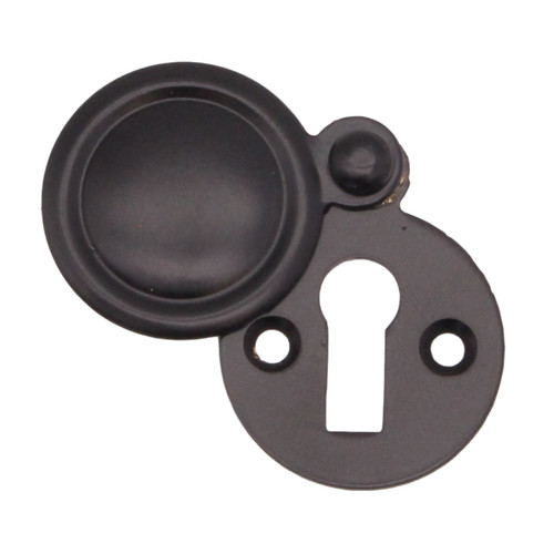 Black keyhole cover escutcheon - keyhole,