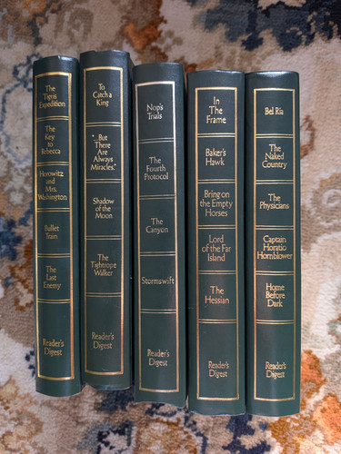 Vintage hardback 80s green - vintage,