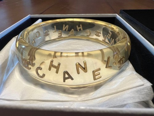 Chanel bangle bracelet with - chanel,