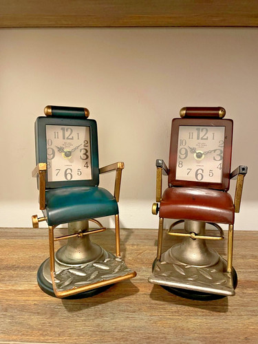 Green brown barbers - green,