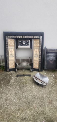 Antique cast iron tiled - antique,