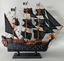 Pirate ship model ornamental model ship wood 50cm antique style no kit