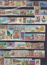 (Z-204) ZAMBIA ASSORTED STAMPS