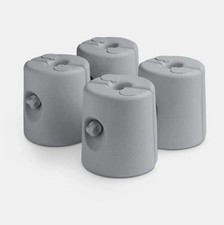 VonHaus Gazebo Weights set of 4 – Gazebo Leg Weights Fill with Sand or Water