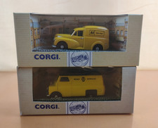 Corgi Classics AA Vans x 2 - 99805 - Bedford CA/96849 - Morris 1000 Van - Boxed