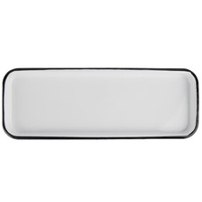 White Enamel Tray Rectangular