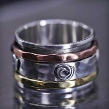 size 8, vintage triple tone