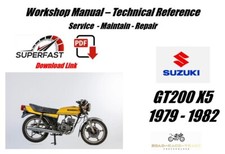 Suzuki gt200 service - x5,