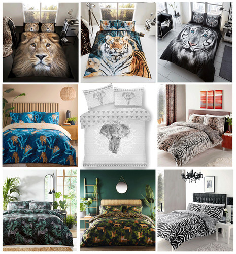 Animal print duvet - print, quilt