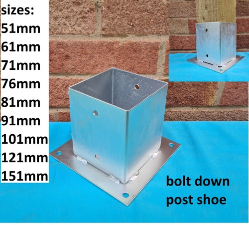 Heavy duty galvanised bolt - heavy,
