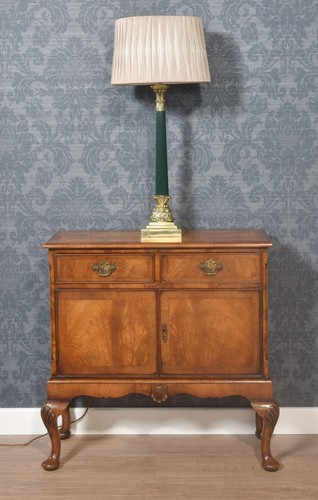 Brass corinthian column table - column,