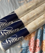 Vymura Vintage 80’s Wallpaper Floral Vinyl 3 Rolls Empress Sealed Retro