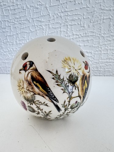 Vintage porcelain pomander pot - pomander,