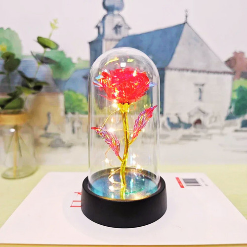 Led artificial rose - led, flower