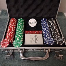Hard Rock Cafe Poker Set In