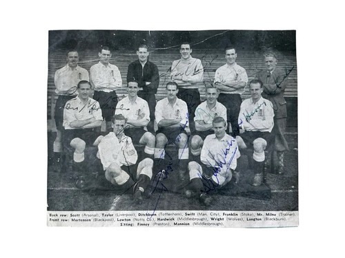 England 1947 1948 football - england,