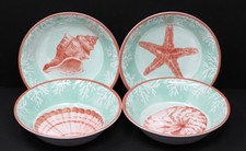 4 Seashell Melamine Cereal
