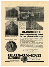 1929 Blox Flooring Ad: Famous