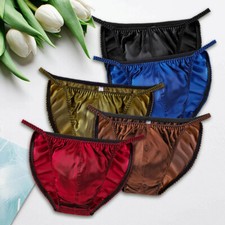 Men Sexy Silk Satin Panties