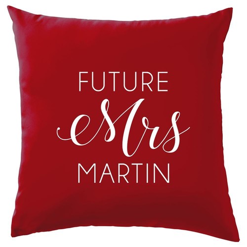 Future mrs martin cushion - martin,
