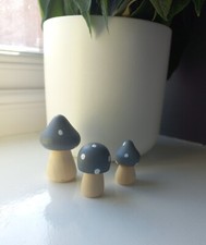 Wooden toadstools mushrooms - wooden,