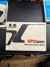 Kawasaki gpz600r owners manual...
