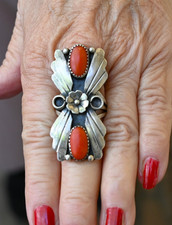 Long navajo sterling silver - long,