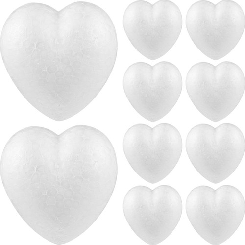 Pcs polystyrene hearts for - 10,