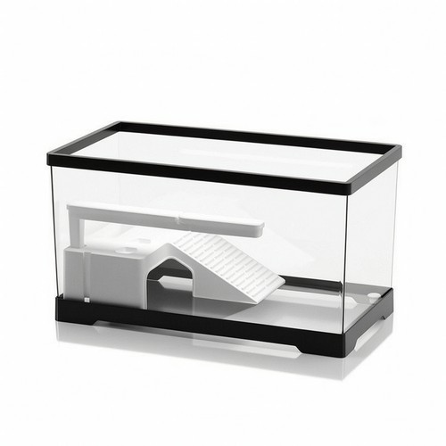 Turtle tank with - turtle, basking