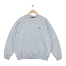 Vintage Umbro Sweatshirt Mens Size XL Grey 90s Oversized Pullover