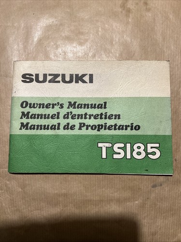 Suzuki ts185 1978 owners - ts185,