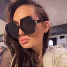 New Gucci GG0772S  Black Gold