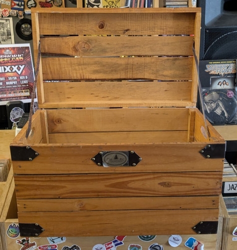 Wooden chest storage box - chest,