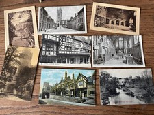 Job lot Postcards Featuring Warwick Castle , hospital, church, chapel  