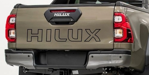 Toyota hilux tailgate sticker - hilux,