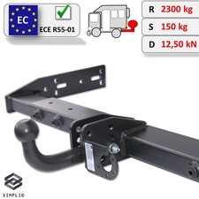 Adjustable towbar swan neck - towbar,