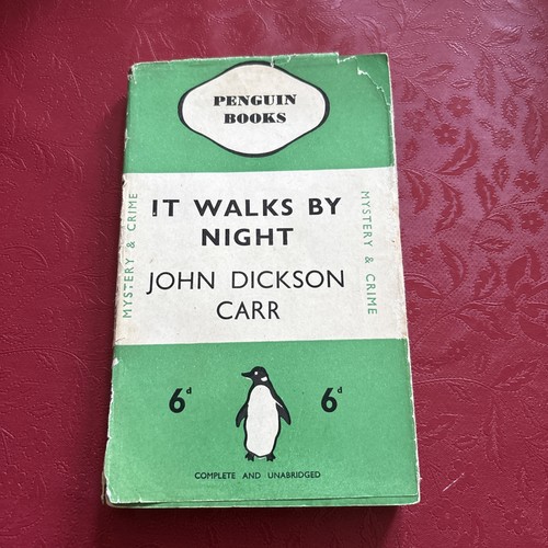 Vintage penguin walks by - vintage, it